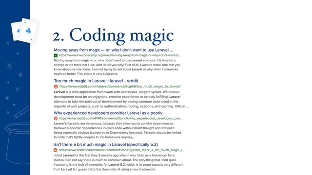2. Coding magic
