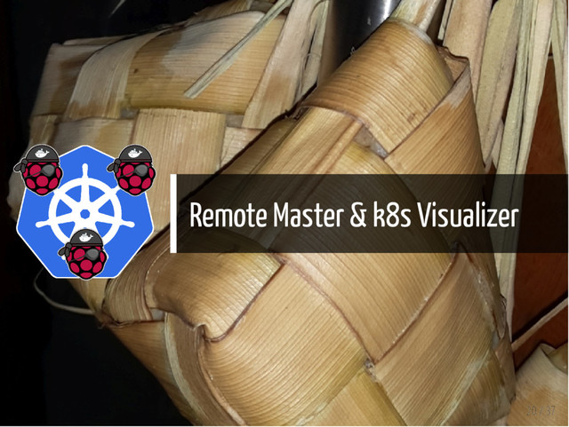 Remote Master & k8s Visualizer
20 / 37
