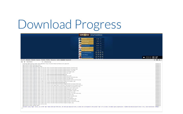Download Progress
