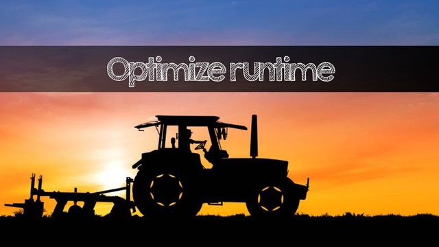 Optimize runtime
