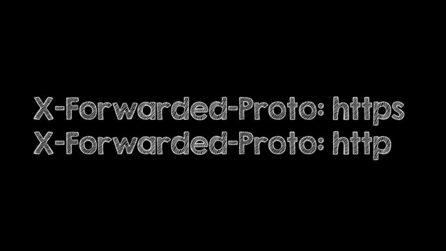 X-Forwarded-Proto: https
X-Forwarded-Proto: http
