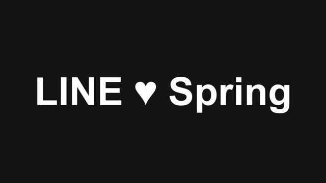 LINE ♥ Spring
