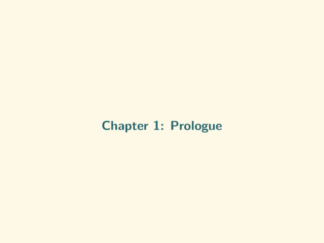 Chapter 1: Prologue
