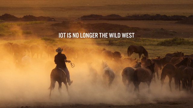 IoT is no longer the Wild West
