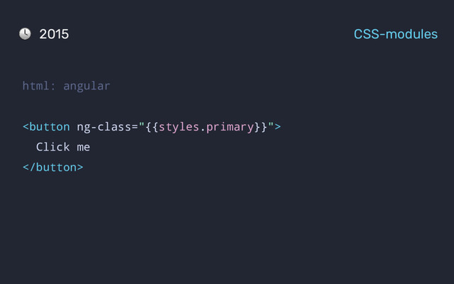 html: angular

Click me

2015 CSS-modules
