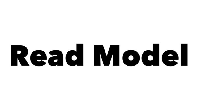 Read Model
