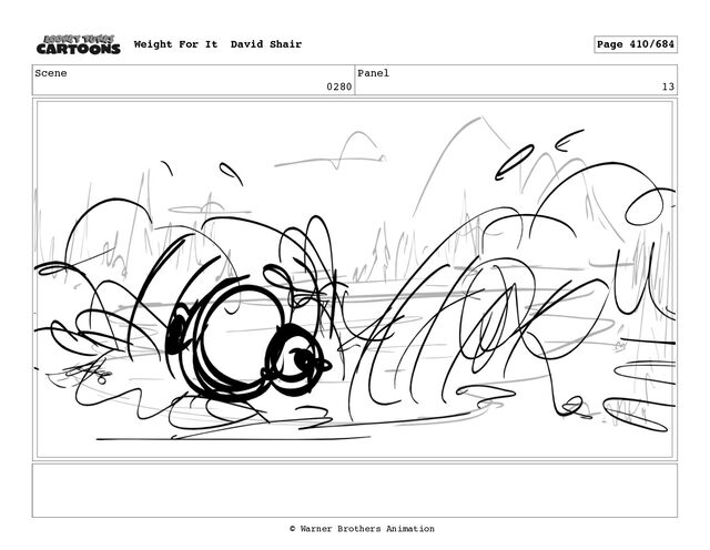 Scene
0280
Panel
13
Weight For It David Shair Page 410/684
© Warner Brothers Animation
