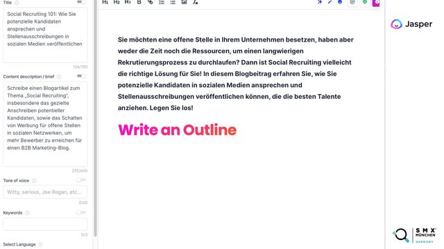 Write an Outline
