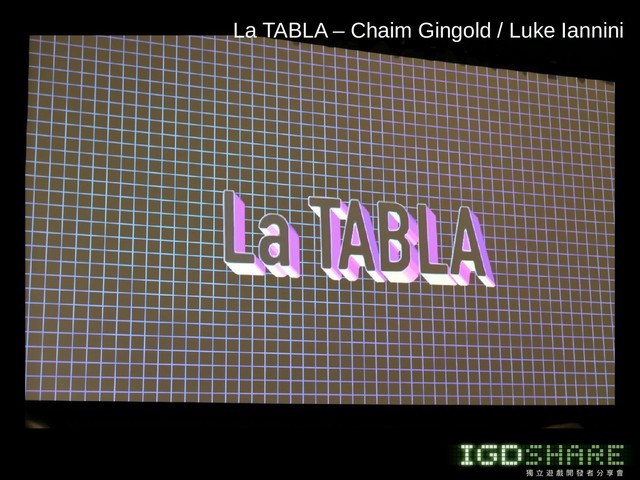 La TABLA – Chaim Gingold / Luke Iannini
