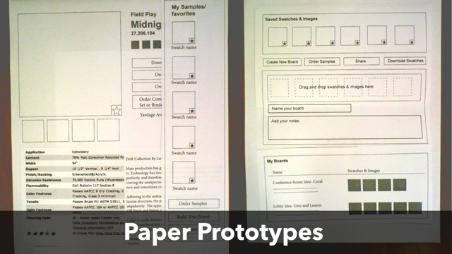 Paper Prototypes
