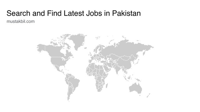 Search and Find Latest Jobs in Pakistan
mustakbil.com
