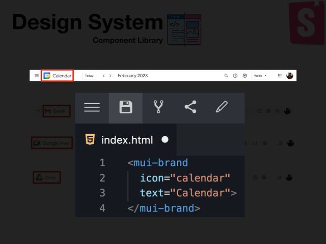 Component Library
Design System
