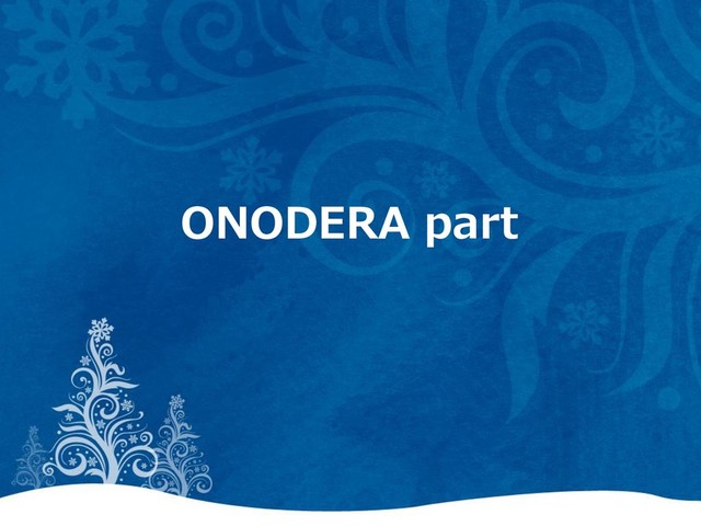 ONODERA part
