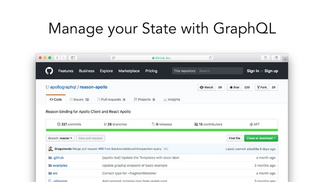 Manage your State with GraphQL

