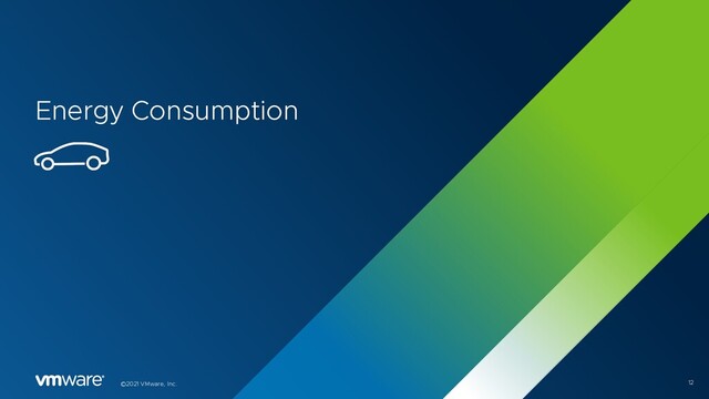 12
©2021 VMware, Inc.
Energy Consumption
