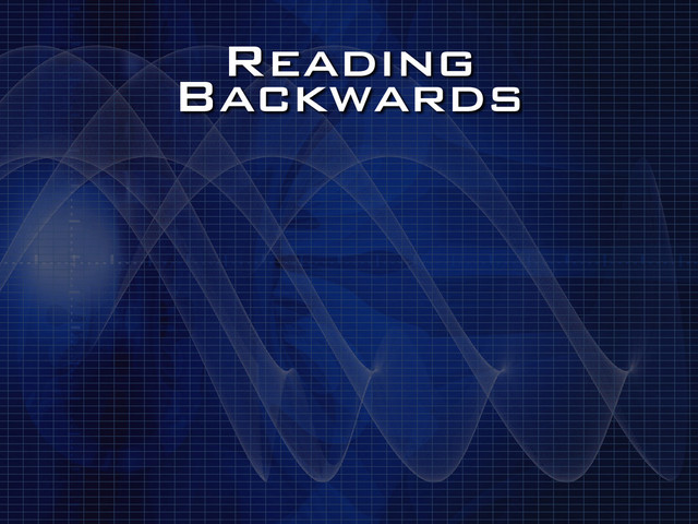 Reading
Backwards
