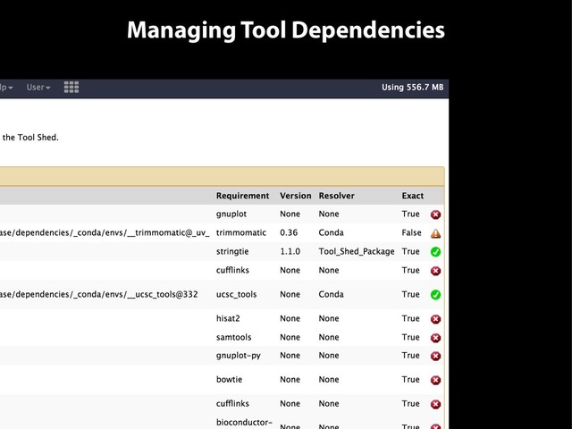 Managing Tool Dependencies
