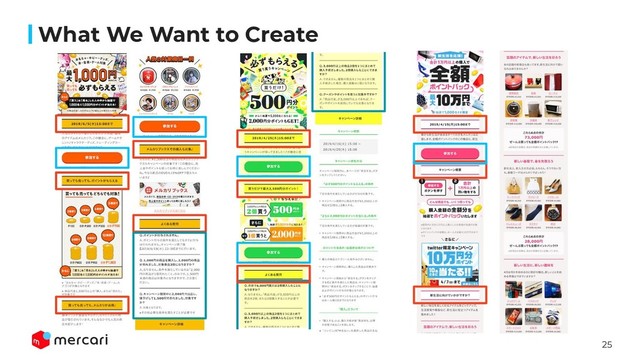 25
What We Want to Create

