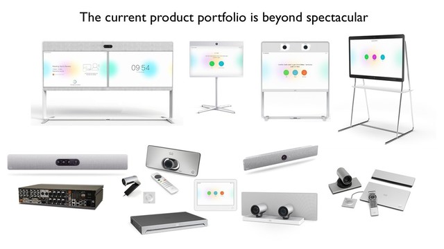 The current product portfolio is beyond spectacular
