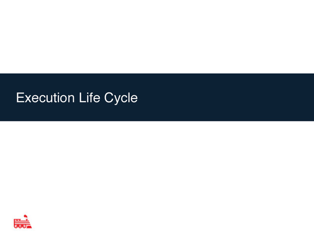 Agenda
Execution Life Cycle
