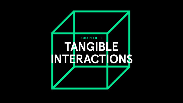 CHAPTER III
TANGIBLE
INTERACTIONS
