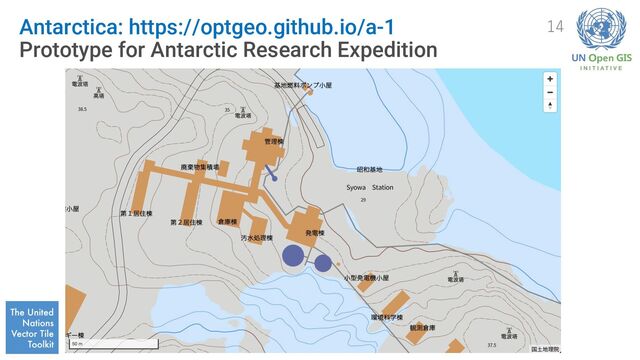 Antarctica: https://optgeo.github.io/a-1
Prototype for Antarctic Research Expedition
14
