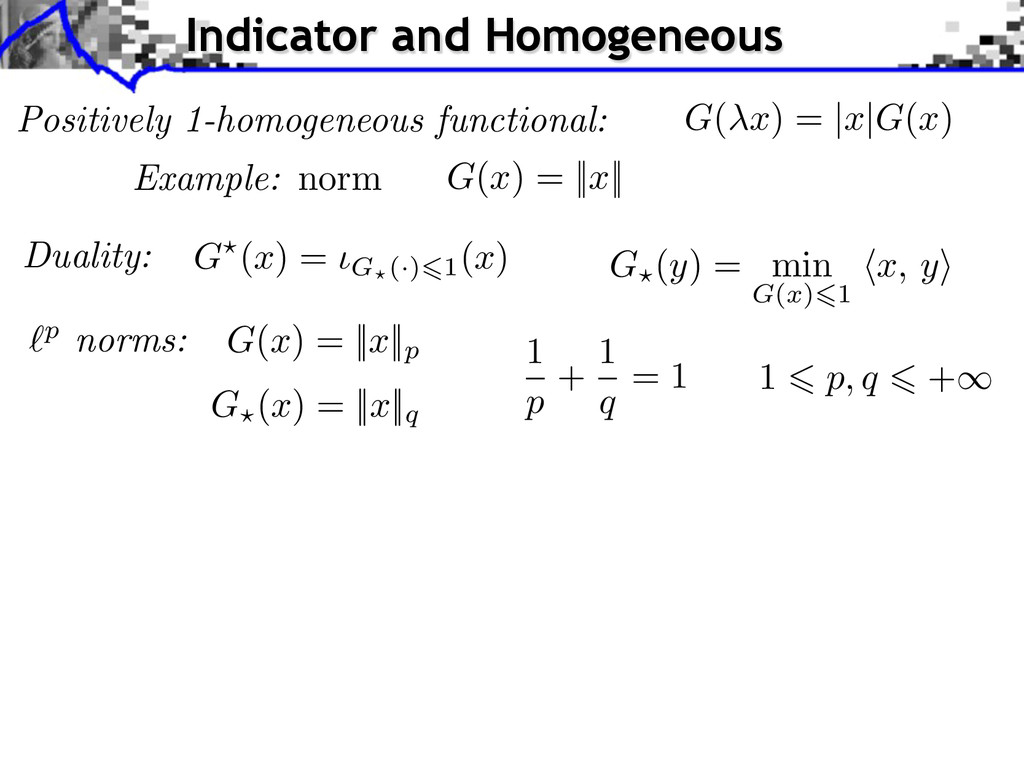 Signal Processing Course Convex Optimization For Imaging Speaker Deck