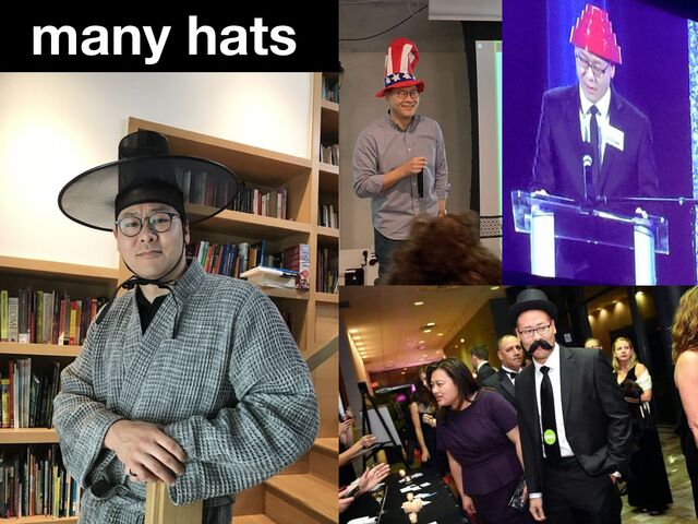 many hats

