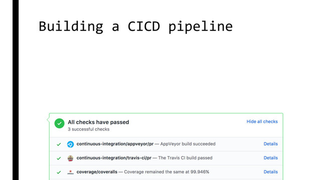 Building a CICD pipeline
