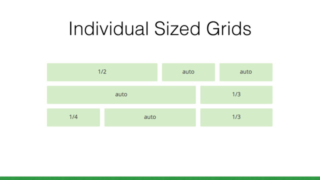Individual Sized Grids
