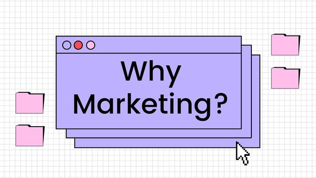 Why
Marketing?
