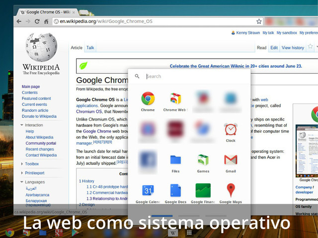 La web como sistema operativo

