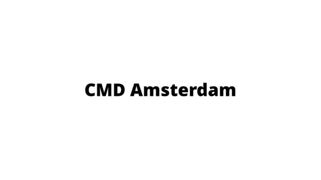 CMD Amsterdam
