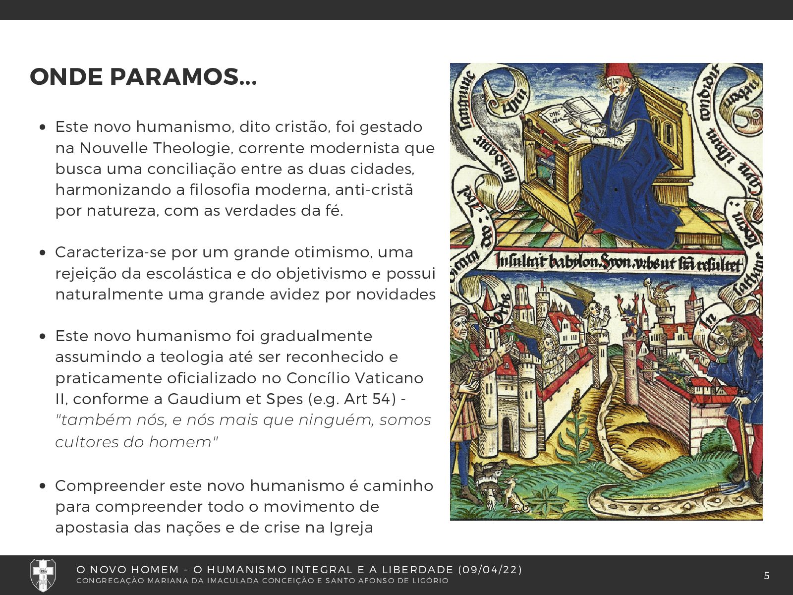 O Novo Homem - Humanismo Integral e a Liberdade - Speaker Deck