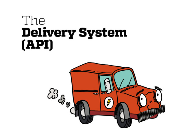The
Delivery System
(API)
