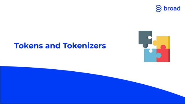 Tokens and Tokenizers
