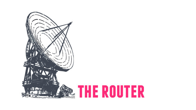 the router
