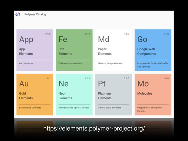 https://elements.polymer-project.org/
