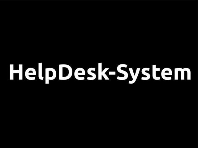 HelpDesk-System
