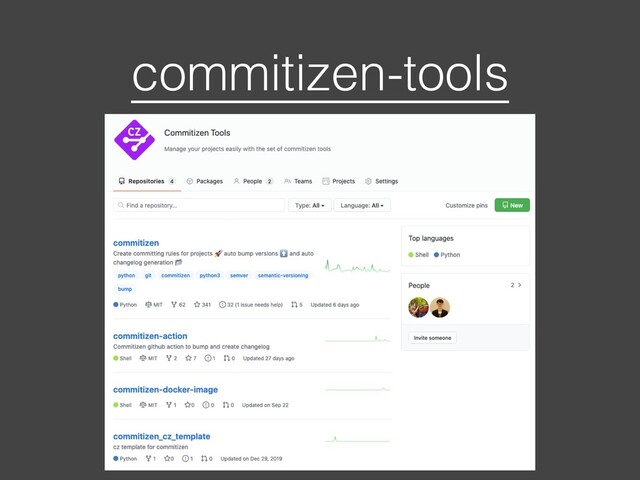 commitizen-tools
