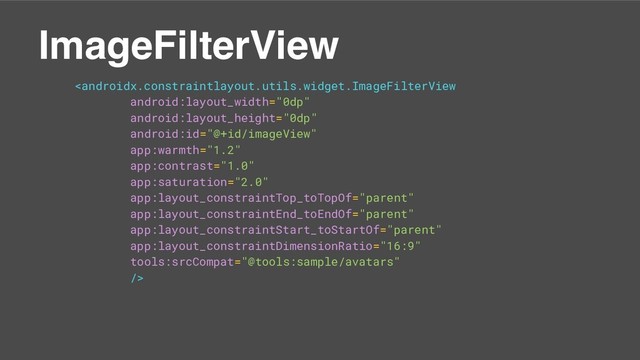 ImageFilterView

