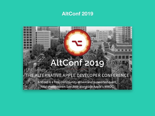 AltConf 2019
