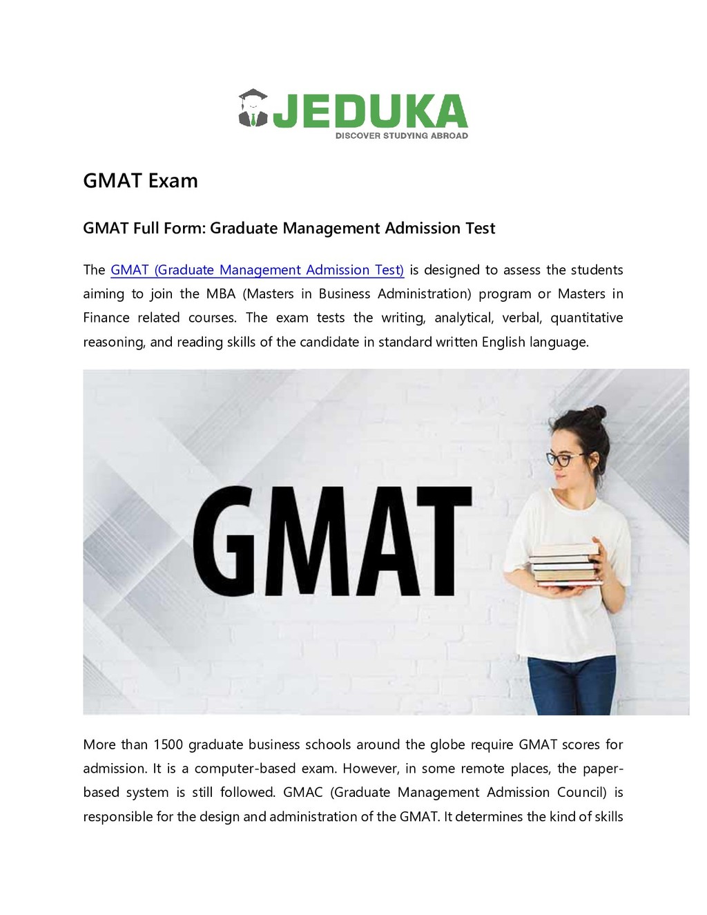 GMAT Test Online