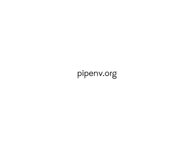 pipenv.org
