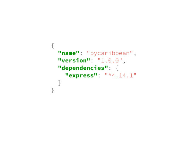 {
"name": "pycaribbean",
"version": "1.0.0",
"dependencies": {
"express": "^4.14.1"
}
}
