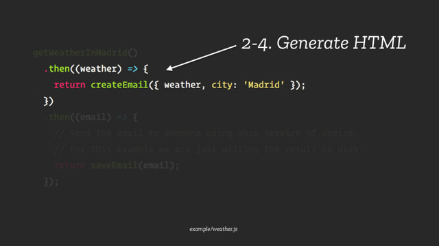 example/weather.js
2-4. Generate HTML

