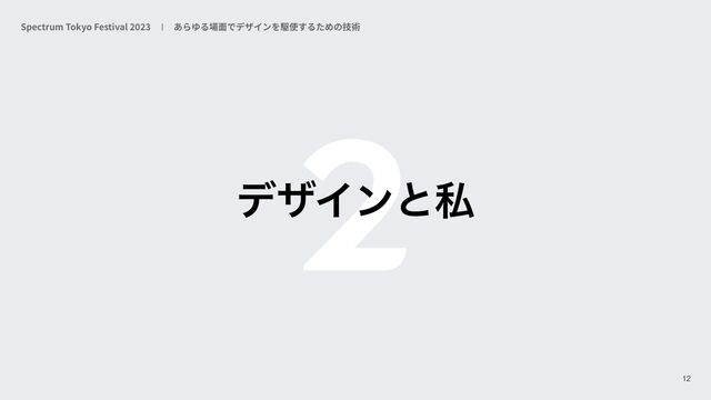 12
2
σβΠϯͱࢲ
Spectrum Tokyo Festival
20
2 3
