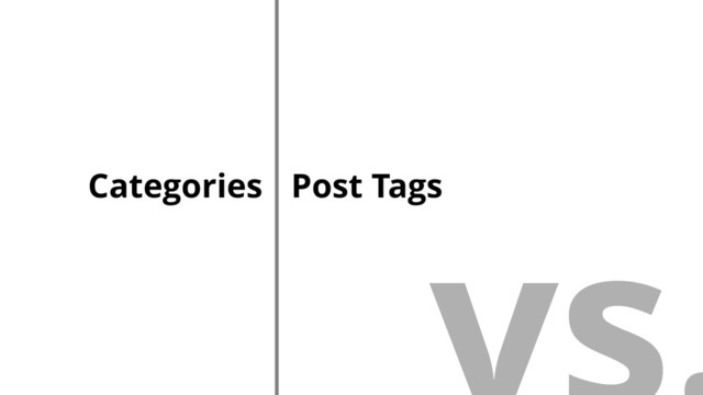 Categories Post Tags
