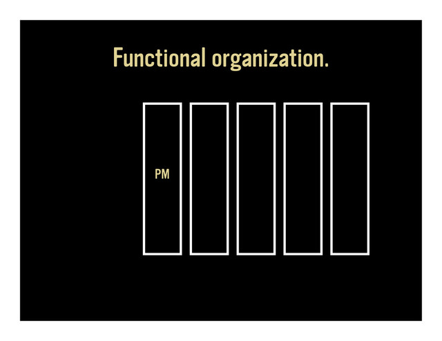 Functional organization.
PM
