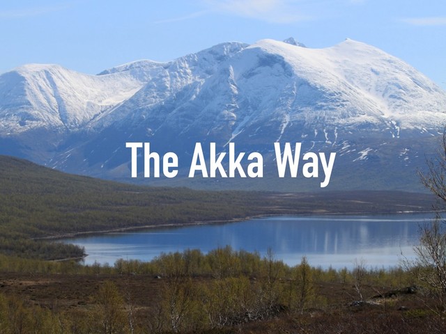 The Akka Way

